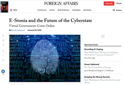 E-Stonia and the Future of the Cyberstate